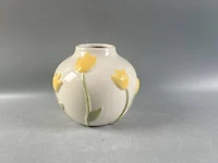 6" Yellow Tulip Ceramic Vase by Ashland®
