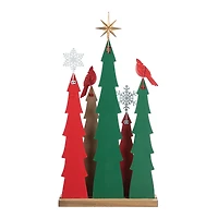 Glitzhome® 23.5" Wooden Christmas Tree Table Décor