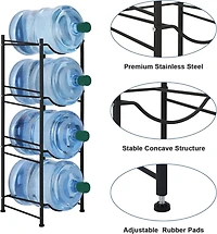 41" 5-Gallon Water Jug Holder Storage Rack