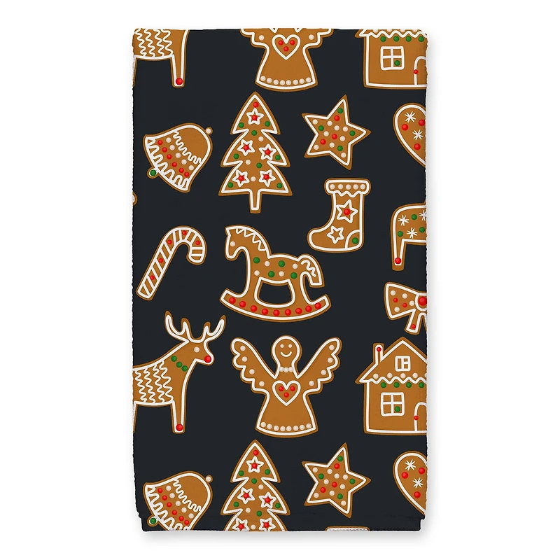 Xmas Movies And Baking Cookie Tea Towels - Set of 2