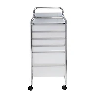 Honey Can Do Chrome 12-Drawer Rolling Craft Storage Cart
