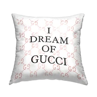 Stupell Industries Trendy Upscale Fashion Brand Glam Phrase Throw Pillow, 18" x 18"