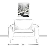Winter Creek 16" x 20" Canvas Wall Art