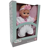 Goldberger Baby's First® Bundle of Joy™ 13" Baby Doll with White & Pink Jumper