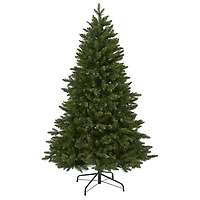 5ft. Pre-Lit New Hampshire Fir Artificial Christmas Tree, Clear LED Lights