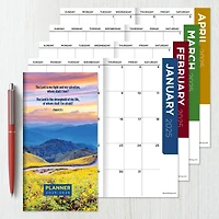 TF Publishing 2025 - 2026 Bible Verse Small Monthly Pocket Planner
