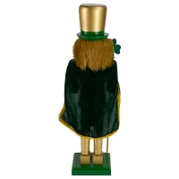 15" Green & Gold Luck of the Irish Christmas Nutcracker
