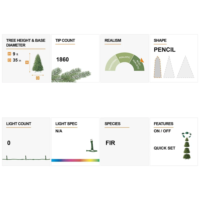 9ft. Unlit Silver Tinsel Artificial Christmas Tree