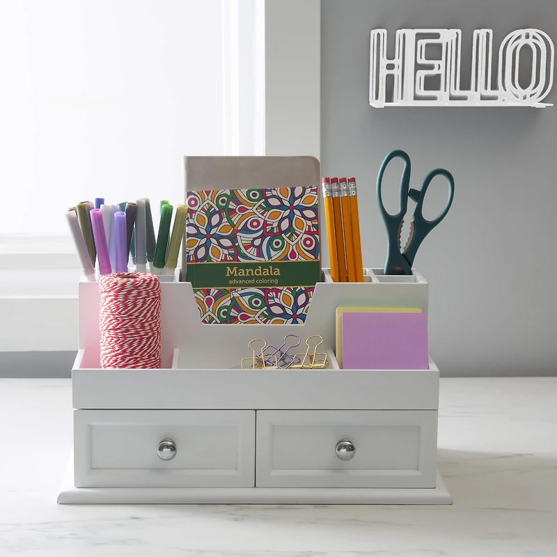 Organize It All White Accessory Organizer