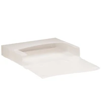 JAM Paper Clear 12" x 9.5" Plastic Snap Closure Portfolio