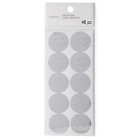 Silver Hearts Envelope Seals by Recollections™