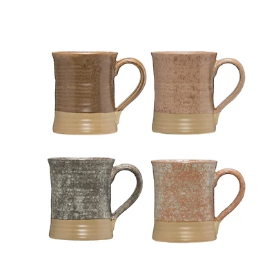 Hello Honey® Stoneware Mug with Reactive Glaze Finish Set