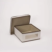 Household Essentials White Tabletop Storage Box Set