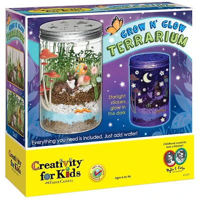 Creativity for Kids® Grow N' Glow Terrarium Kit