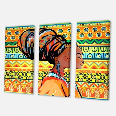 Designart - African American Woman with Turban III