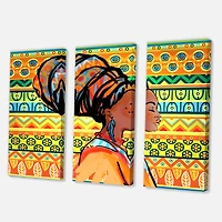 Designart - African American Woman with Turban III
