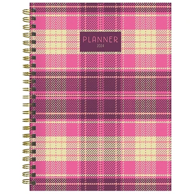 TF Publishing 2024 Preppy in Pink Medium Planner