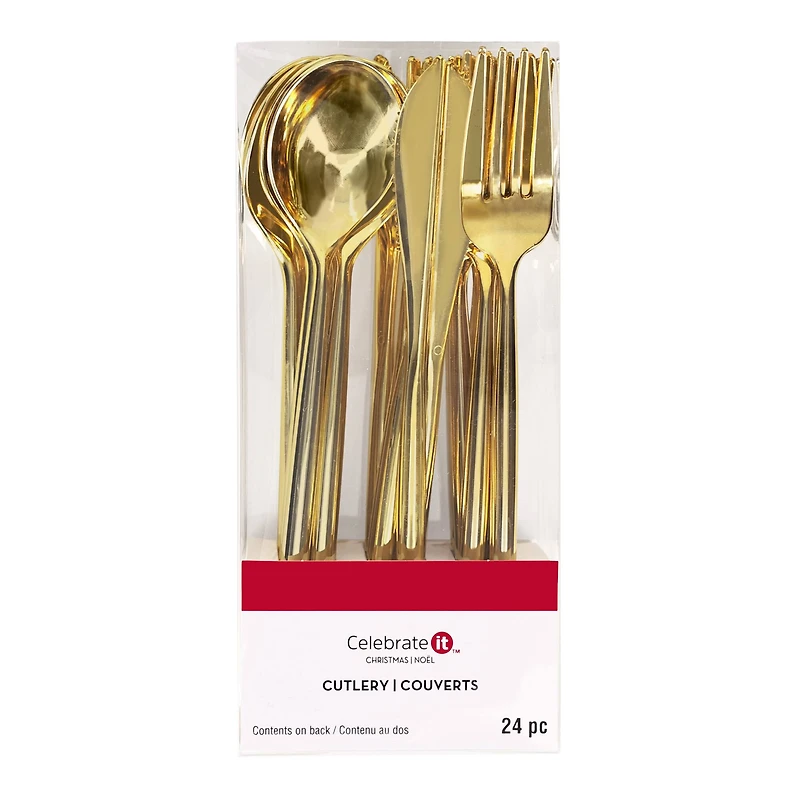 Gold Cutlery, 24ct. by Celebrate It™