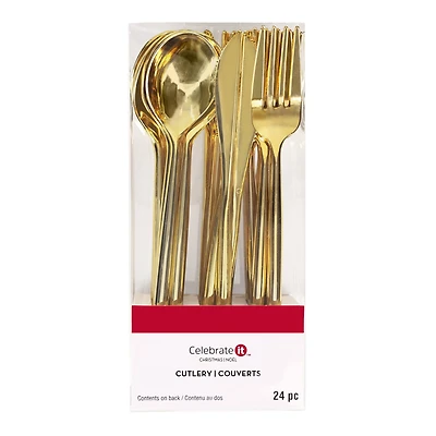Gold Cutlery, 24ct. by Celebrate It™