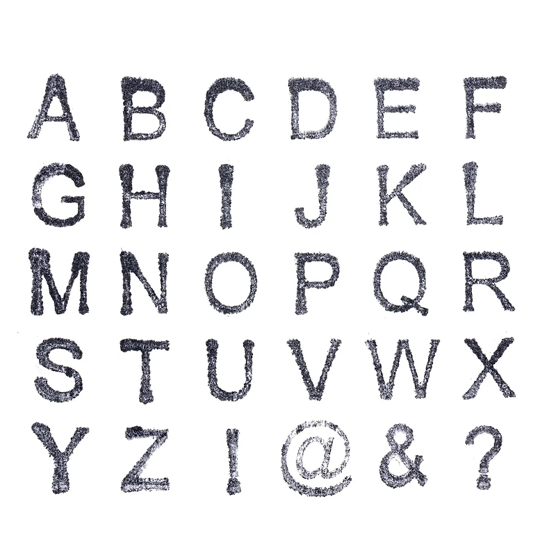 Uppercase Alphabet Wood Stamp Set by Recollections