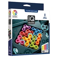 SmartGames® IQ Gears Game, 120 Challenges