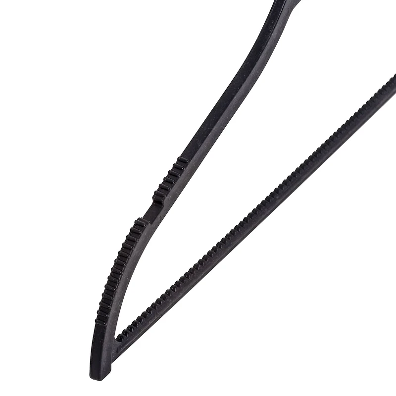 Honey Can Do Black Natural Wheat Husk Slim Hangers, 25ct.