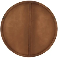 White Wood Thin Framed Wall Mirror 36" x 1" x 36"