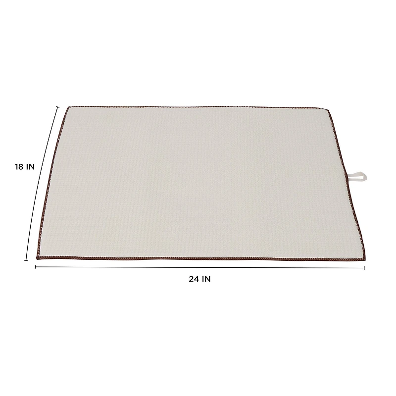 Kitchen Details Jumbo Ivory Drying Mats, 2ct.