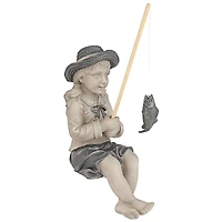 Design Toscano 17" Nellie's Big Catch Fisherwoman Statue