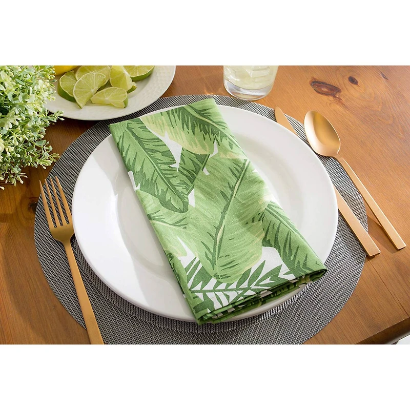 DII® Banana Leaf Print Napkin, 6ct.
