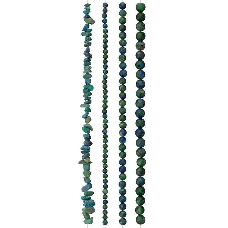 Chrysocolla Stone Mix Beads by Bead Landing™