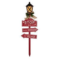 Glitzhome® 3.5ft. LED Christmas Yard Stake with Timer