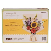 Rowood Wooden Flower Bouquet 3D Wooden Puzzle