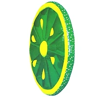 Pool Central 5ft. Inflatable Lime Fruit Slice Lounger Raft
