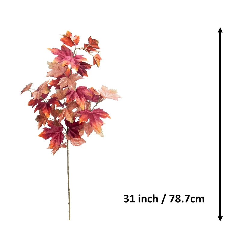 31" Red Maple Leaf Stem by Ashland®
