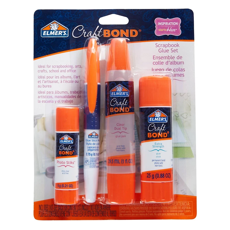 8 Pack: Elmer's® CraftBond® Scrapbook Glue Set