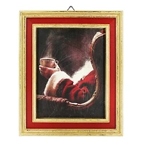 12.5" x 15.25" Santa Holding Tea Wall Décor by Ashland®