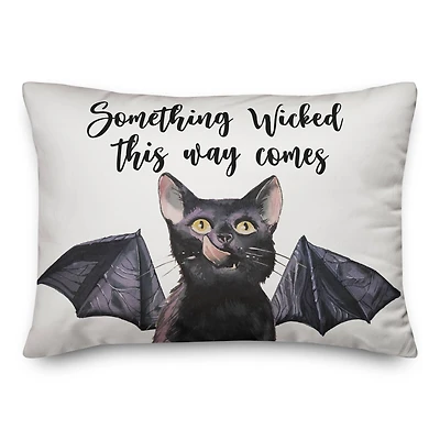 Something Wicked This Way Comes Throw Pillow