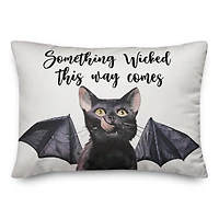 Something Wicked This Way Comes Throw Pillow
