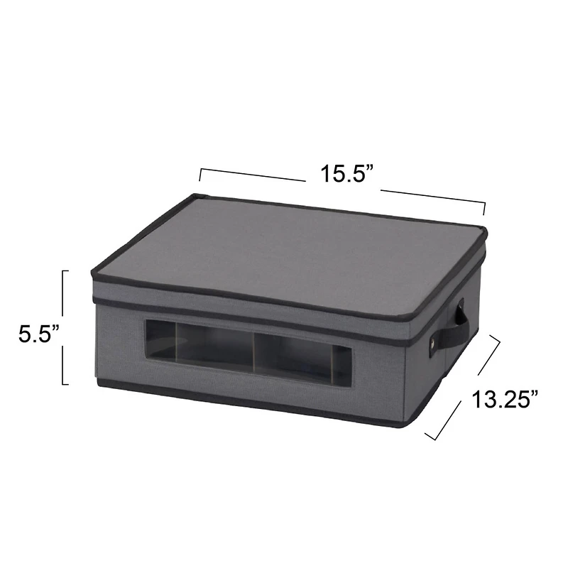 Household Essentials Cup Glassware Storage Box