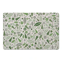 Sage Midmod Christmas Floor Mat