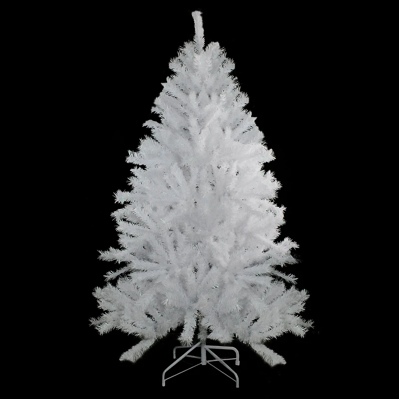 6ft. Unlit Icy White Iridescent Spruce Artificial Christmas Tree