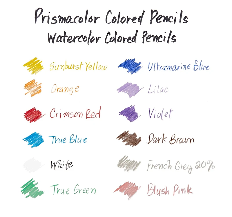 Prismacolor® Premier® 12 Color Watercolor Pencil Set