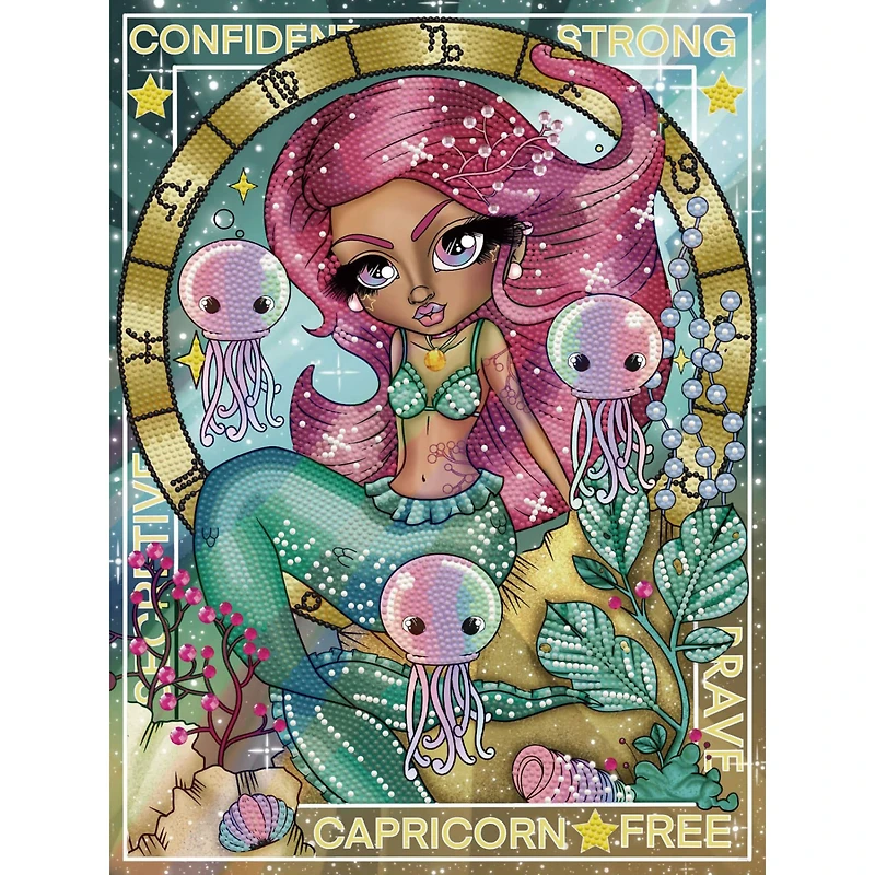 Diamond Dotz® Intermediate Capricorn Diamond Painting Kit