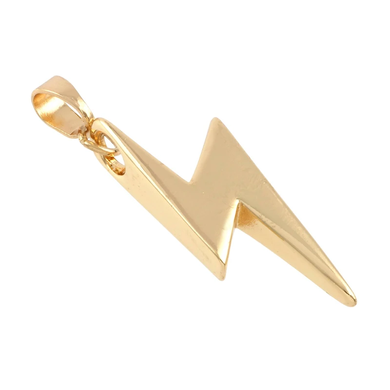 Gold Lightning Bolt Pendant by Bead Landing™