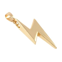 Gold Lightning Bolt Pendant by Bead Landing™