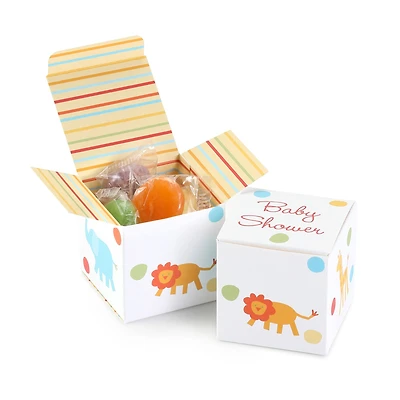 Hortense B. Hewitt Co. Jungle Animals Baby Shower Blank Favor Boxes, 25ct.
