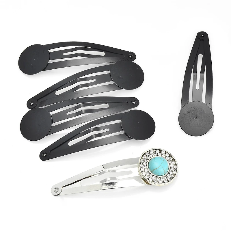 Contour Clips with 18mm Circle Blanks