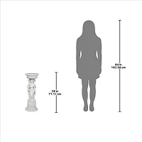 Design Toscano 28" Chatsworth Manor Neoclassical Sculptural Pedestal