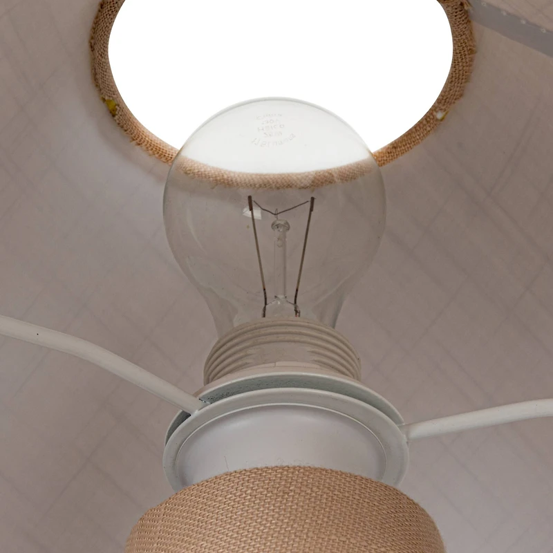 Hello Honey® 22" Lumina Natural Linen Table Lamp